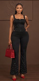 Beaded Edge Jumpsuit inspiration