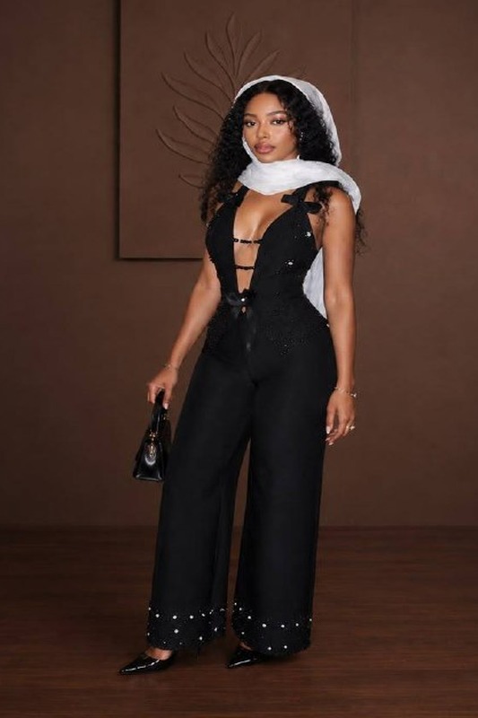 Noir Cowl Jumpsuit